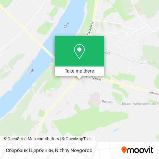 Сбербанк Щербинки map