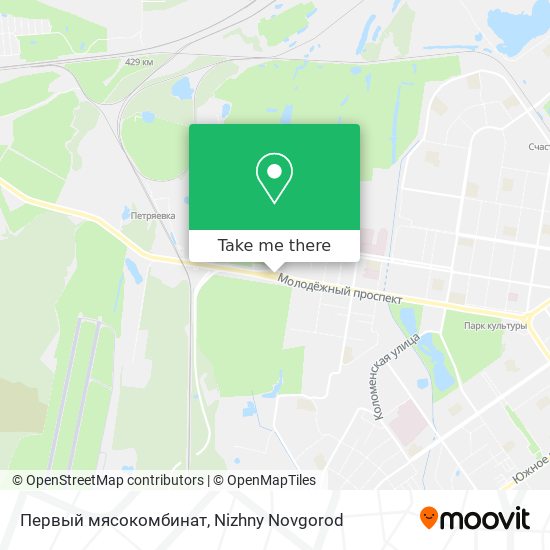 Первый мясокомбинат map