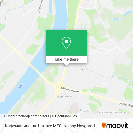 Кофемашина на 1 этаже МТС map