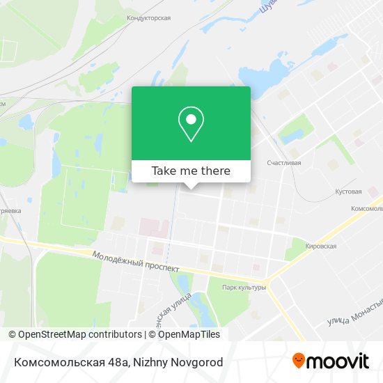 Комсомольская 48а map