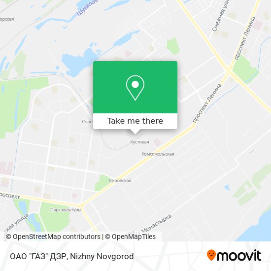 ОАО "ГАЗ" ДЗР map