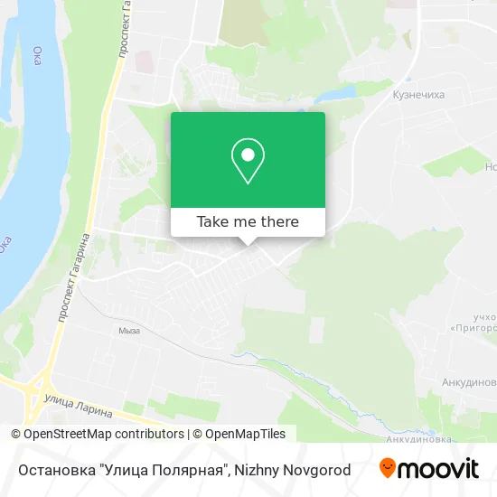 Остановка "Улица Полярная" map