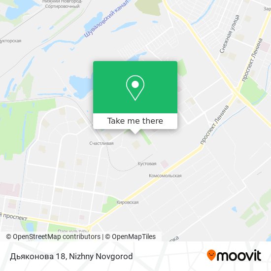Дьяконова 18 map