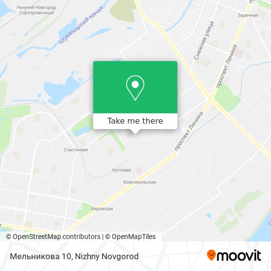Мельникова 10 map