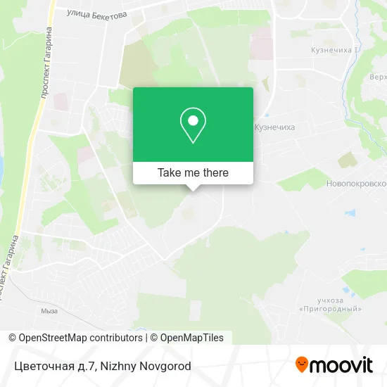 Цветочная д.7 map