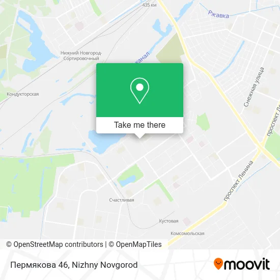 Пермякова 46 map