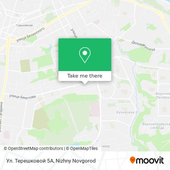 Ул. Терешковой 5А map