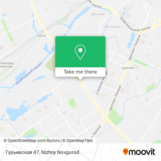 Гурьевская 47 map