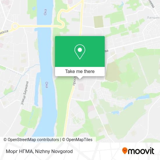 Морг НГМА map