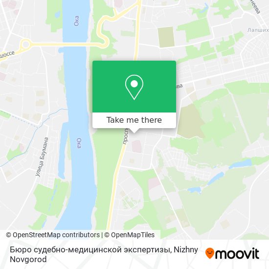 Бюро судебно-медицинской экспертизы map
