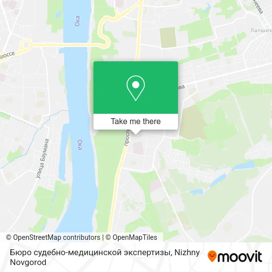 Бюро судебно-медицинской экспертизы map