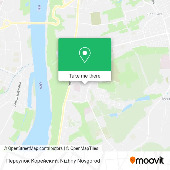 Переулок Корейский map