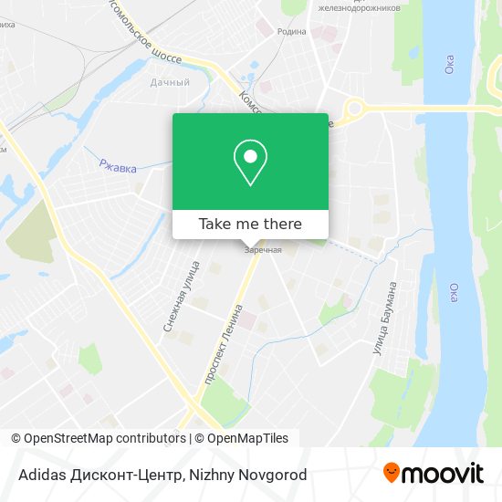 Adidas Дисконт-Центр map
