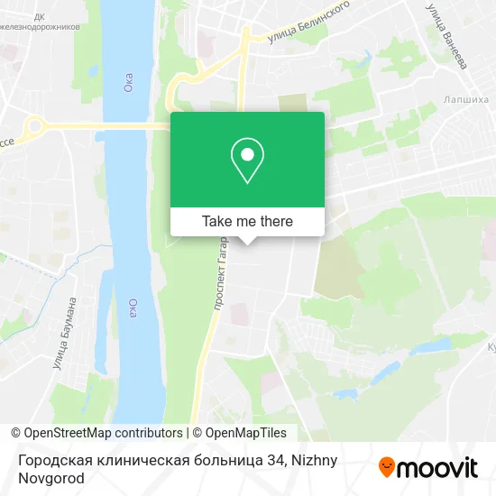 Городская клиническая больница 34 map