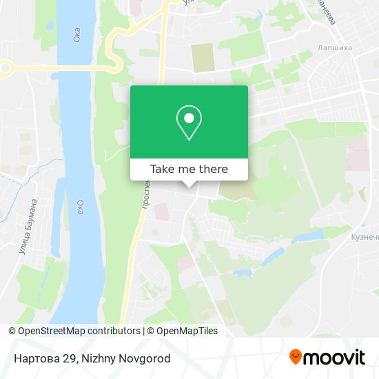 Нартова 29 map