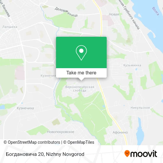 Богдановича 20 map