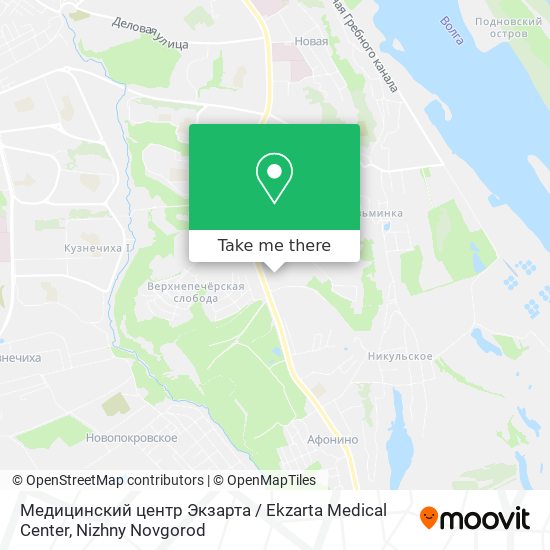 Медицинский центр Экзарта / Ekzarta Medical Center map