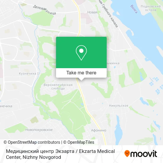 Медицинский центр Экзарта / Ekzarta Medical Center map