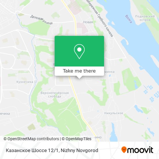 Казанское Шоссе 12/1 map