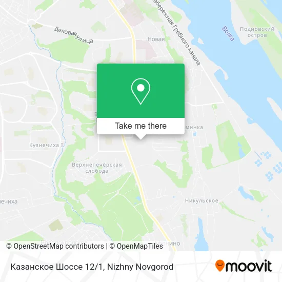 Казанское Шоссе 12/1 map