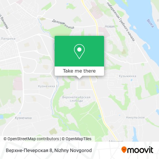 Верхне-Печерская 8 map