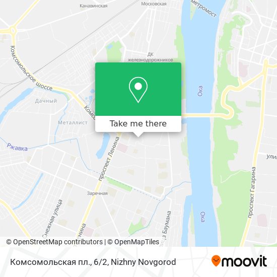 Комсомольская пл., 6/2 map