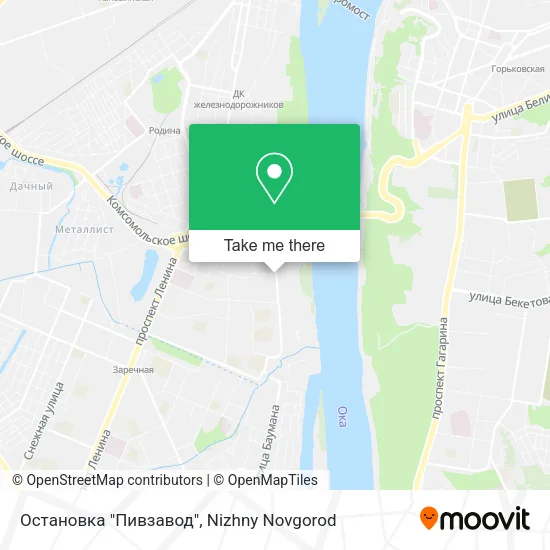 Остановка "Пивзавод" map