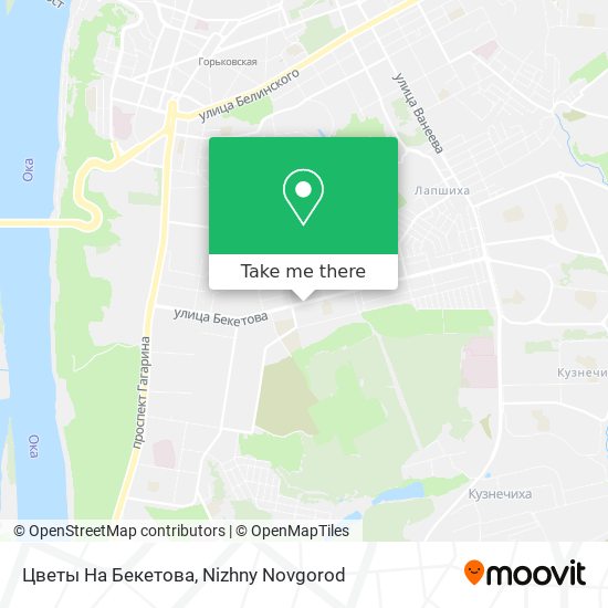 Цветы На Бекетова map