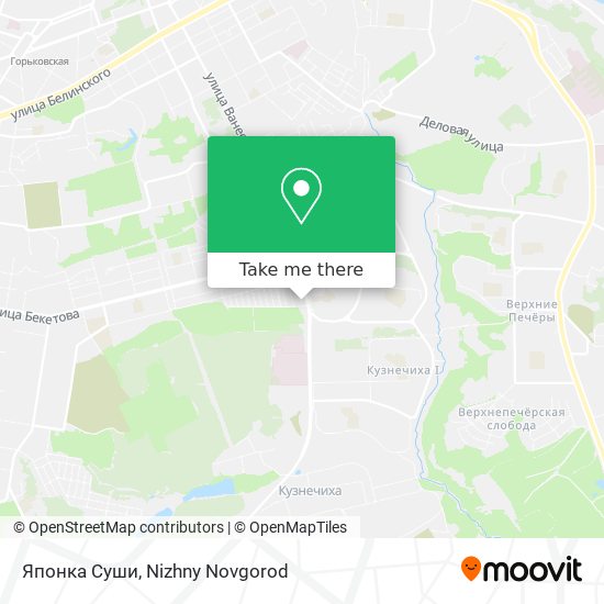 Японка Суши map