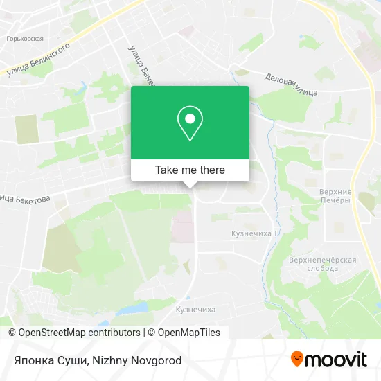 Японка Суши map