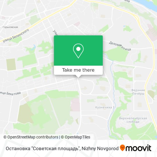 Остановка "Советская площадь" map
