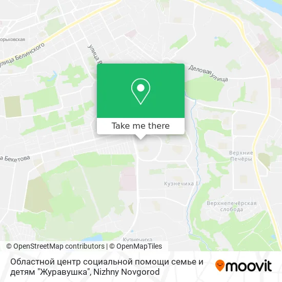 Областной центр социальной помощи семье и детям "Журавушка" map