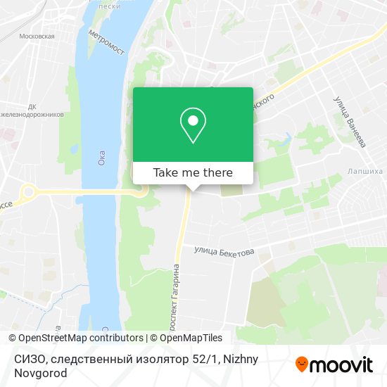 СИЗО, следственный изолятор 52 / 1 map