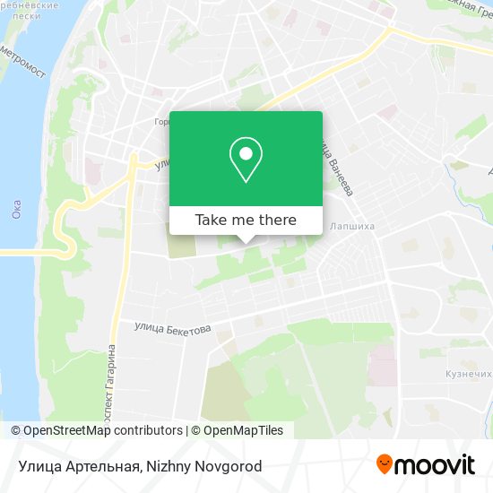 Улица Артельная map