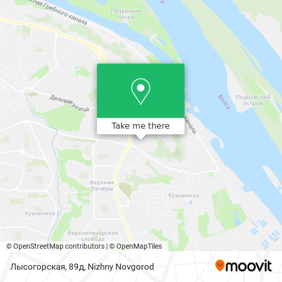 Лысогорская, 89д map