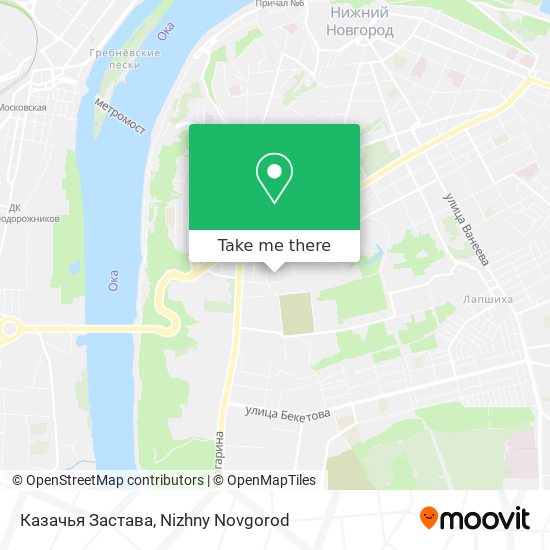 Казачья Застава map