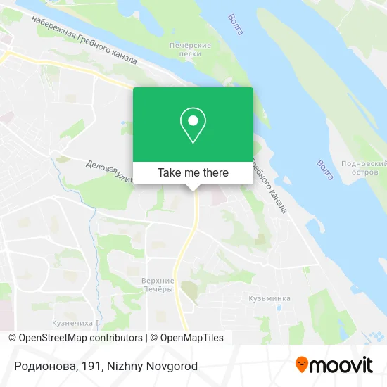Родионова, 191 map