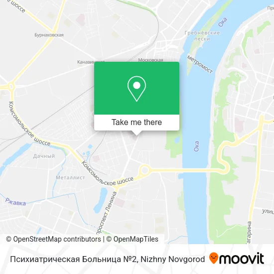 Психиатрическая Больница №2 map