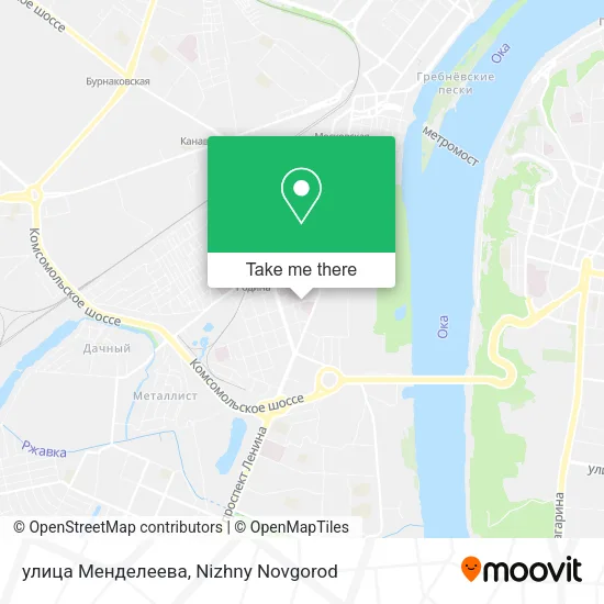 улица Менделеева map