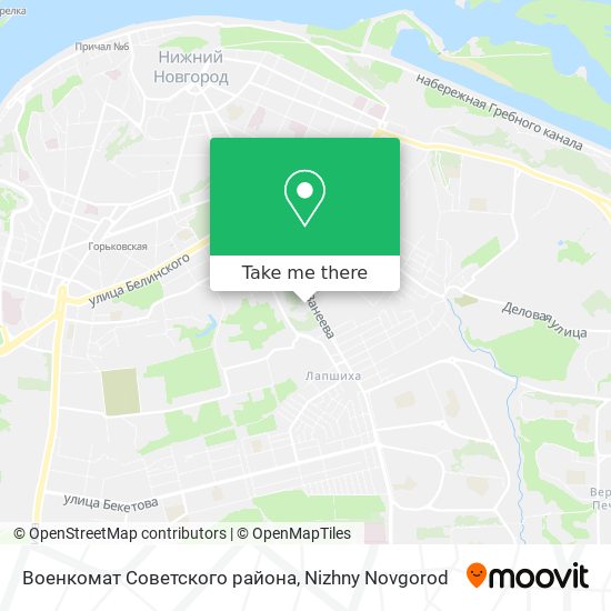 Военкомат Советского района map