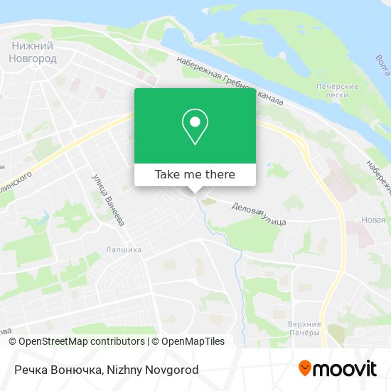 Речка Вонючка map