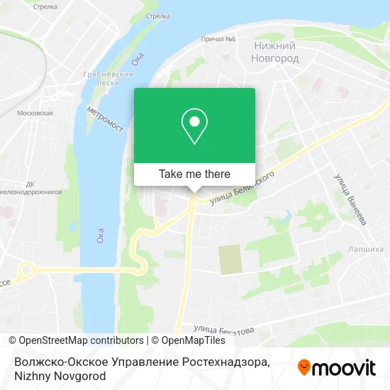 Волжско-Окское Управление Ростехнадзора map