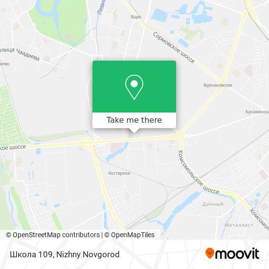 Школа 109 map