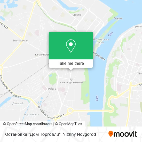 Остановка "Дом Торговли" map