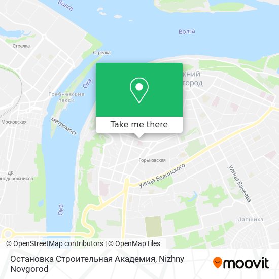 Остановка Строительная Академия map