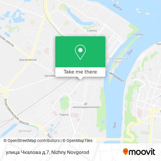 улица Чкалова д.7 map
