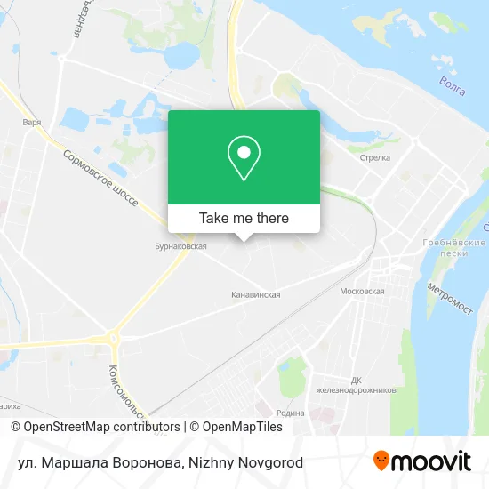 ул. Маршала Воронова map