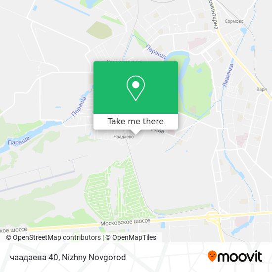 чаадаева 40 map