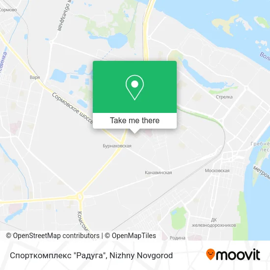 Спорткомплекс "Радуга" map