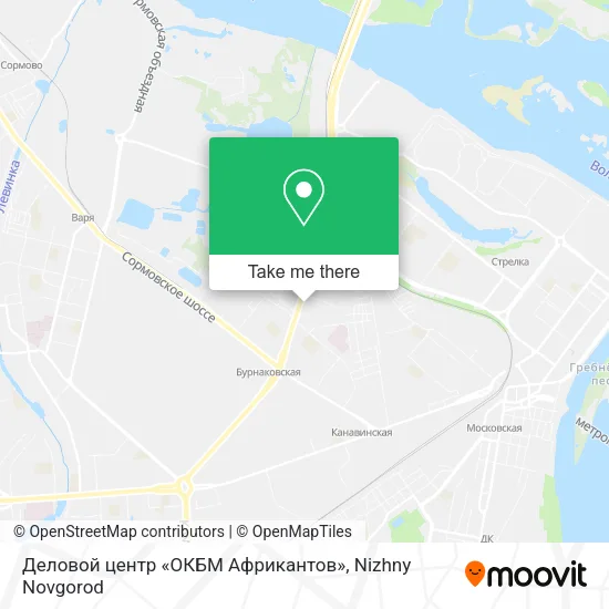 Деловой центр «ОКБМ Африкантов» map